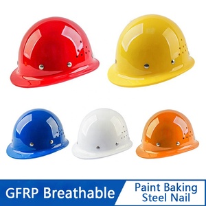 Casque de sécurité blanc marron avec capuchon de protection porte-clés norme carbone SAFETI moule casque de protection - Product Image 5