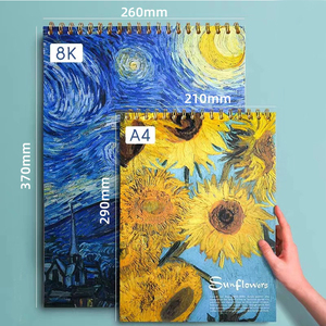 Carnet de croquis JPS OEM A4/8k épaissi de haute qualité, carnet de dessin vierge pour étudiants en art, livres de dessin en gros - Product Image 2
