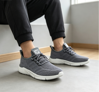 Chaussures de sport respirantes en maille Fly Knit, semelle EVA légère, chaussures de marche décontractées, chaussures de course en maille tendance pour l'extérieur