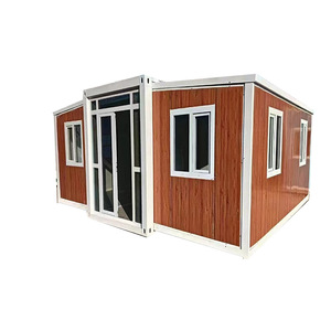บ้านเคลื่อนที่สำเร็จรูปสุดหรู ปี 2024 บ้านคอนเทนเนอร์พับได้แบบขยายใหม่ พร้อมห้องน้ำและห้องครัว - Product Image 1