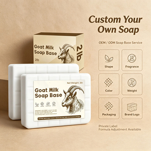 Base <span class=keywords><strong>de</strong></span> Savon Naturel au Lait <span class=keywords><strong>de</strong></span> Chèvre Saponifié, Mélange <span class=keywords><strong>Huile</strong></span> <span class=keywords><strong>de</strong></span> <span class=keywords><strong>Coco</strong></span> et Olive, Matière Première Douce pour le Nettoyage Quotidien Familial et la Fabrication <span class=keywords><strong>de</strong></span> Savon Artisanal - Product Image 3