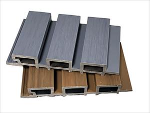 Panneau mural WPC moderne, imperméable, rainuré, pour extérieur, revêtement extérieur rayé, pour jardin, bâtiment, mur TV, hôtel, balcon, <span class=keywords><strong>terrasse</strong></span> - Product Image 3