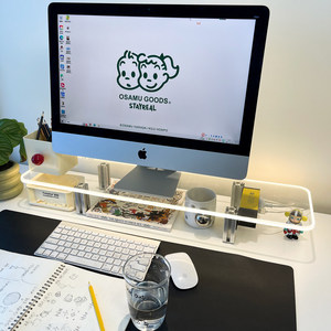 <span class=keywords><strong>Support</strong></span> élégant et minimaliste en acrylique pour tablette <span class=keywords><strong>PC</strong></span>, ordinateur portable, moniteur, tablette - Product Image 4