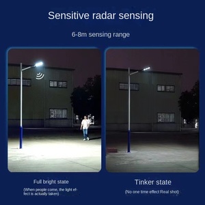 ไฟถนนโซลาร์เซลล์ LED อลูมิเนียมอัลลอย IP66 50000 ชั่วโมง รับประกัน 10 ปี พร้อมรีโมทคอนโทรล แสงขาว 6000K ได้รับการรับรองมาตรฐาน CCC 144 ลำแสง - Product Image 1