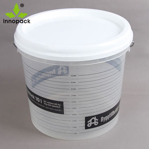 Cubo de plástico Innopack, Cubo de 2 galones, mango de Metal, tapa lisa, espesor de pared de 2,2mm, Impresión de transferencia de calor para agua/gasolina - Product Image 3