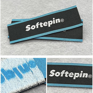 Trong thiết kế cổ trung tâm gấp THẺ CHĂM SÓC textil với cuốn sách khác nhau lụa Thương hiệu trang sức keo in nổi nhãn dệt - Product Image 6