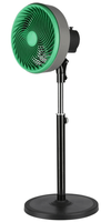 Ventilateur silencieux à 3 pales à 3 vitesses à usage domestique Nouveau design Ventilateurs électriques simples de 10 pouces sur pied en plastique pour la maison