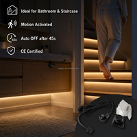 Détecteur de mouvement pour couloir et escalier 12V 24V PIR, contrôle centralisé pour bande LED, éclairage de nuit pour armoires et meubles LC-7014-21