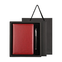 Carnet en cuir PU A5, coffret cadeau d'affaires avec stylo, boîte cadeau, sac cadeau, journal de 100 feuilles, logo personnalisé, cadeau d'entreprise, vente en gros