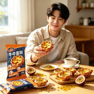 นิวซาซ ขนมทาร์ตไข่รสเสาวรส ขนมอบแช่แข็ง แป้งพัฟกรอบ ไส้เย็น รับประทานได้ทั้งร้อนและเย็น ขนมหวานทานเล่น อายุการเก็บรักษา 12 เดือน - Product Image 6