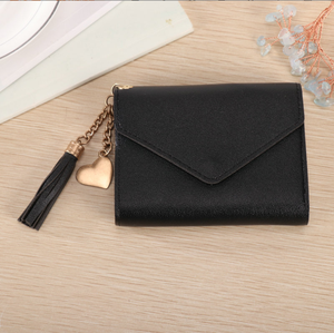 レディース 財布 可愛い 学生 タッセル ペンダント トレンド 女性用 スモール ファッション PUレザー ウォレット コインケース - Product Image 5