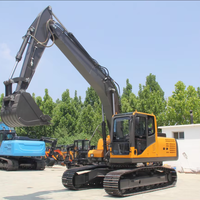 JIAHE8180 Excavatrice sur chenilles haute puissance de 18 tonnes avec moteur Cummins, commande PLC, garantie d'un an et forte puissance de creusement