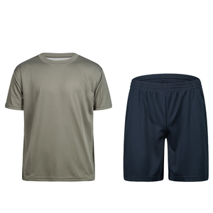 DFT0101 Nouvelle tenue d'entraînement fitness été, short à manches courtes, séchage rapide, respirant, t-shirt de sport, chemises courtes - Product Image 3