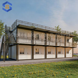 <span class=keywords><strong>Vente</strong></span> en gros de maisons préfabriquées modulaires temporaires en structure légère en acier personnalisables, abri temporaire, salle de classe - Product Image 3