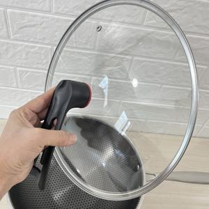 Venta al por mayor 32/34cm alta cantidad antiadherente panal <span class=keywords><strong>Wok</strong></span> Acero inoxidable cocina antiadherente sartén utensilios de cocina <span class=keywords><strong>Wok</strong></span> Pan - Product Image 6