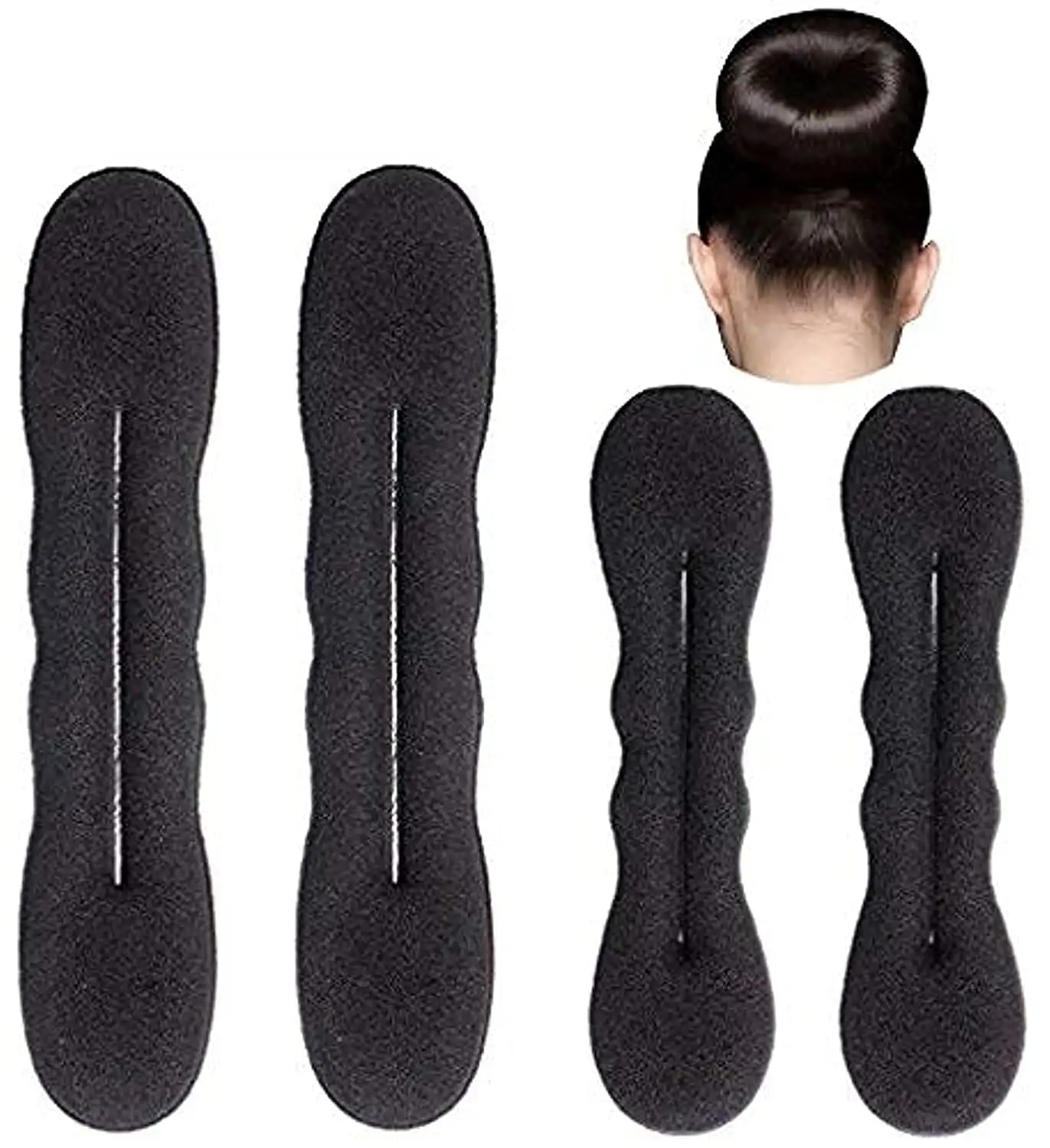 Accessoires pour cheveux Magic Bun Maker mousse éponge Bun Shaper cheveux