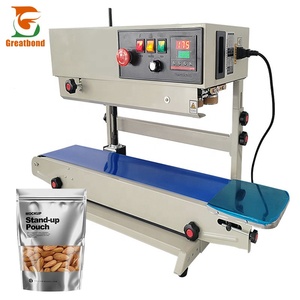 Selladora de Banda Continua Automática Personalizada al por Mayor FR-900, Máquina Selladora Vertical Portátil de Sobremesa para Bolsas de Plástico y Alimentos - Product Image 1