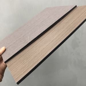 環境に優しい木目PVCラミネートカーボンクリスタルボード防水耐火室内用学校とホテル - Product Image 1