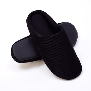 Zapatillas desechables <span class=keywords><strong>B</strong></span> & <span class=keywords><strong>B</strong></span> para hotel y hogar, pantuflas oscuras de viaje, venta al por mayor de fábrica - Product Image 1