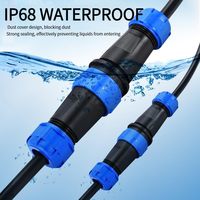 Connecteur étanche DREAM personnalisé mâle-femelle Weipu droit ou coudé en plastique SP11 SP13 SP17 SP21 SP29 IP68