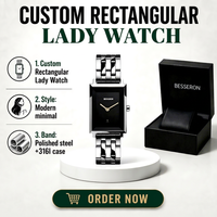 Reloj de Pulsera de Lujo para Mujer, Diseño Simple, de Cuarzo, Resistente al Agua, con Correa de Cerámica y Acero Inoxidable, Personalizable, Rectangular, OEM
