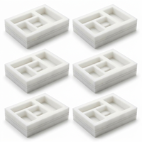 Insert d'emballage imperméable en mousse EPE blanche, mousse EVA, mousse polyuréthane pour appareils électroménagers |   Support interne amortissant les chocs