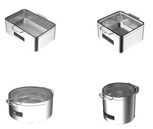 SUNNEX 2025 Nouvelle Série <span class=keywords><strong>Lido</strong></span> Vente Chaude Électrique Chafer Haute Qualité En Acier Inoxydable Réchauffeur De Nourriture 1/1 Équipements De L'hôtel Usine Directe - Product Image 3