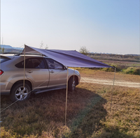 Impermeable retráctil poste techo superior tienda SUV coche al aire libre Camping toldo tienda lona Material