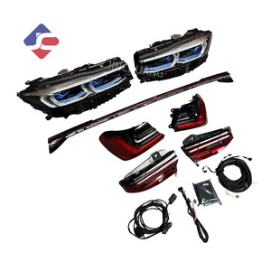 ไฟท้ายรถยนต์แบบเลเซอร์ LED 40W ไฟหน้าอัตโนมัติ6000K สำหรับ <span class=keywords><strong>BMW</strong></span> 7 Series G11 <span class=keywords><strong>G10</strong></span> G12 F02 730 740 750 760 2008-2025 - Product Image 4