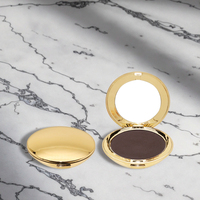 Palette de Poudres Pressées Mate 10 Couleurs Marque Blanche, Fond de Teint Couvrant Maquillage, Anti-Cernes Foncés sans Huile, Léger à Porter