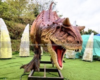 Carnotaurus à mouvements flexibles, dinosaures animatroniques réalistes, usine de dinosaures animatroniques de Zigong Kawah
