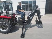 Mesin penggali roda Mini hidrolik, mesin traktor Backhoe injektor harga/traktor dengan backhoe dan ujung depan dijual