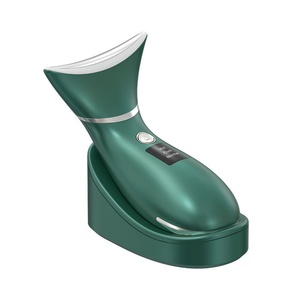 Beauty Device Home Use Electric Face Neck Beauty Massager Vibrator Facial <b>Heating</b> Cool Lifting Tool - Product Image 1