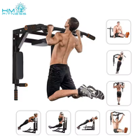 Barre horizontale en acier pour exercices intérieurs, salle de sport à domicile, multifonctionnelle, réglable, autoportante, pour tractions murales