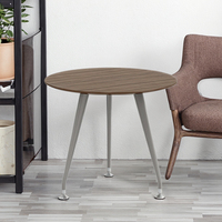 Table ronde multifonction moderne pour café, salle à manger, thé, négociation, usage domestique, simple, petite conception en bois