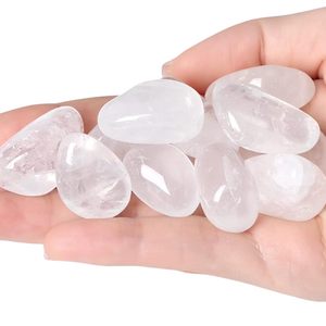 4 pietre naturali di quarzo bianco lucido con proprietà energetiche prodotti al quarzo di qualità Premium - Product Image 2