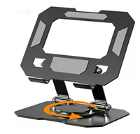 Support rotatif pour iPad ILepo 360° pour bureau, hauteur réglable, pivotant, extensible, support pliable pour ordinateur portable, support pour téléphone