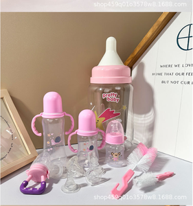 Ensemble de biberons portables avec tétines interchangeables et brosses de nettoyage, <span class=keywords><strong>coffret</strong></span> cadeau pour nouvelle maman, seau de rangement pour biberons - Product Image 1