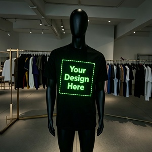 Magliette Personalizzate con Logo Fluorescente, Stampa all'<span class=keywords><strong>Ingrosso</strong></span>, 100% Cotone, Alta Qualità, Design Neutro, Fornitore di <span class=keywords><strong>Abbigliamento</strong></span> - Product Image 3