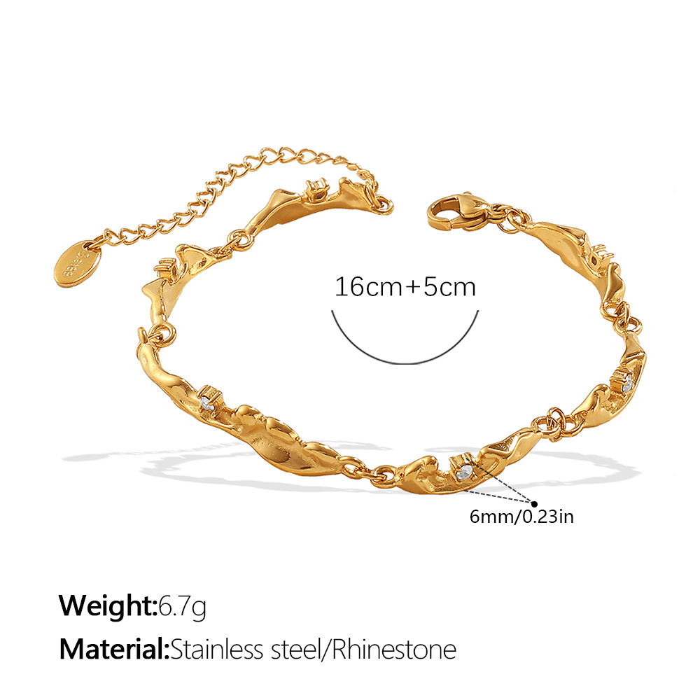 สร้อยข้อมือทอง SL462WEG