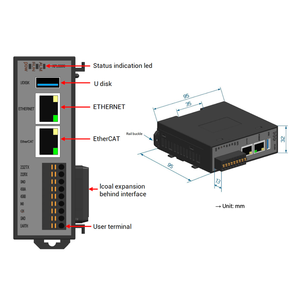 ZMOTION XPLC300 управление движением линейного зрения EtherCAT медицинская сборочная линия Автоматизация с вертикальным контроллером движения - Product Image 3