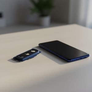 Marco de Lente de Cámara Azul para Samsung Galaxy A7 2018, Repuesto para el Modelo A750F - Product Image 3