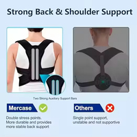 Ceinture de Correction Posturale Anti-Bosses, Réglable, Respirante et Légère, pour un Soutien Professionnel du Dos et des Épaules