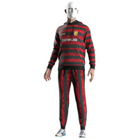Impression d'usine Muscle Bodybuilding Dry-Fit Hoodies Kits Football Wear Rugby Ball Uniform Sweatpants and Sweatshirt Set