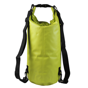 Sac étanche à rouler personnalisé en PVC 500D léger, capacité de 10 L, jaune, portable, plage, camping en plein air, mode, sac océan - Product Image 4