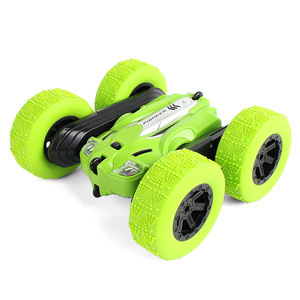 Auto de Acrobacias <span class=keywords><strong>RC</strong></span> de 2.4GHz con Doble Cara y Giro de 360° °   Coche de Control Remoto Giratorio con Luces LED, Juguete Todoterreno para Niños - Product Image 3