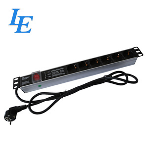 Unidad de Distribución de Energía con Enchufe Estándar Alemán de 6-8 Vías PDU para Rack de Servidores - Product Image 6