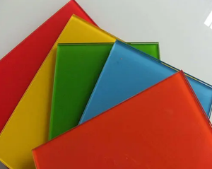 Vaisselle en verre émaillé coloré sur mesure, technique de peinture, épaisseur 3mm-12mm, décoration industrielle, design moderne - Product Image 4