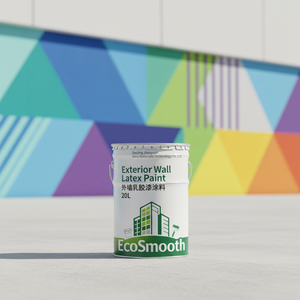 Peinture Extérieure <span class=keywords><strong>Anti</strong></span>-Âge au Latex 25KG en Fût, Haute Résistance au Lavage, Revêtement Décoratif Imperméable et Protecteur Solaire pour Bâtiments - Product Image 2