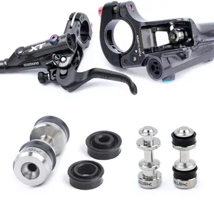 Pistón de Freno para Bicicleta de Montaña RISK de Titanio, Compatible con <span class=keywords><strong>Shimano</strong></span> SLX <span class=keywords><strong>XT</strong></span> <span class=keywords><strong>M8000</strong></span> M7000 M785, Repuesto para Freno de Disco - Product Image 1